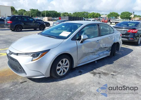 2021 Toyota Corolla Le из США, поврежденный, VIN 5YFEPMAE9MP270729